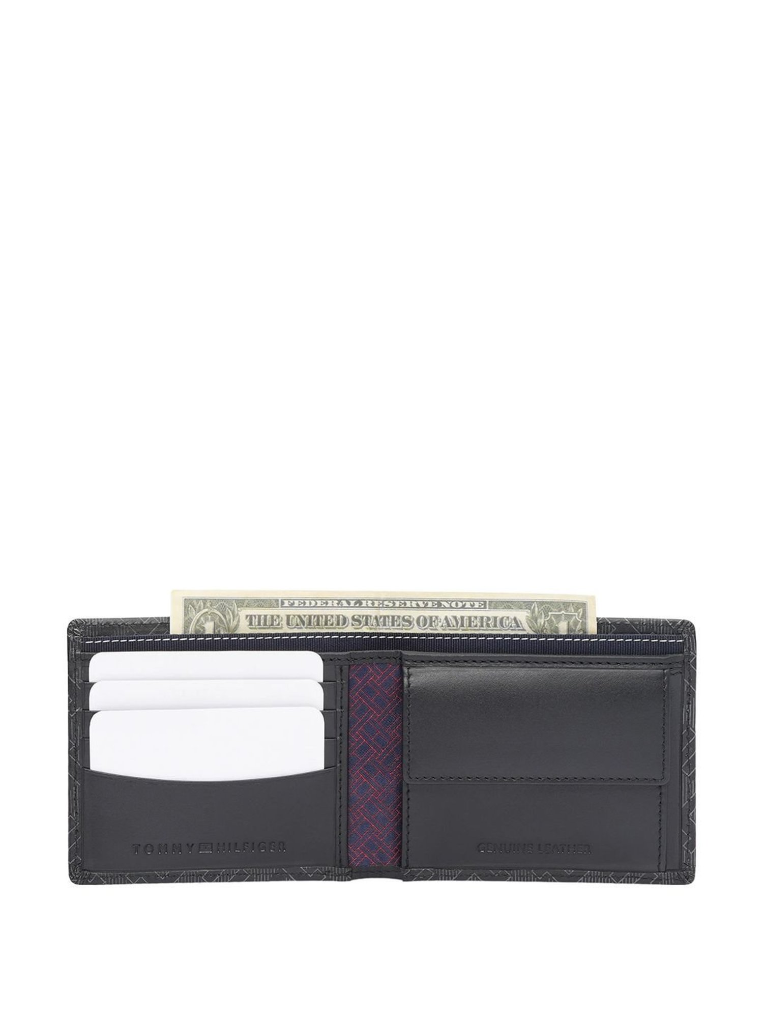 THE HOLISTIK Revival Black & Maroon Casual Leather Bi-Fold Wallet for Men