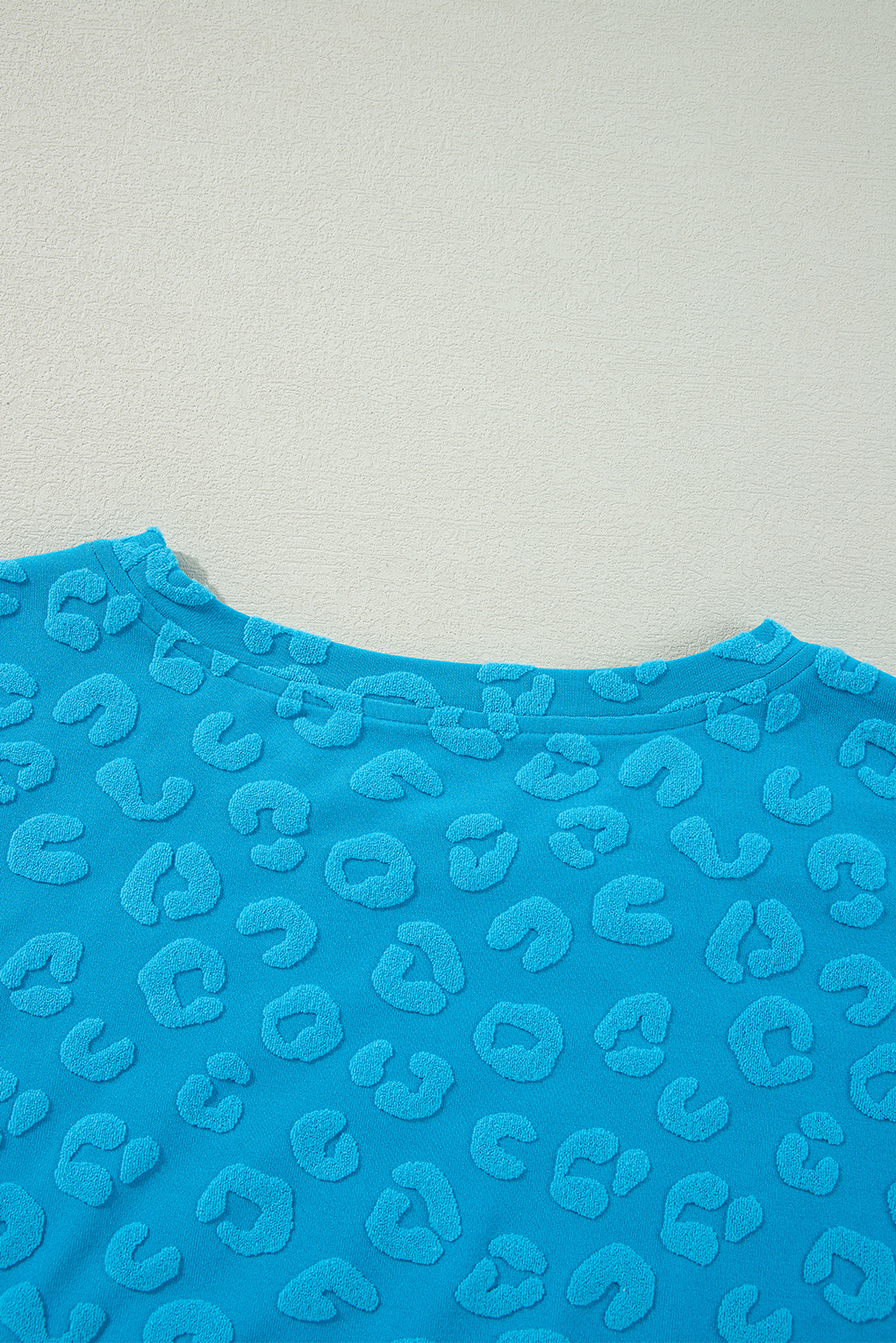 Green Solid Color Quilted Long Sleeve Top and Wide Leg Pants Set