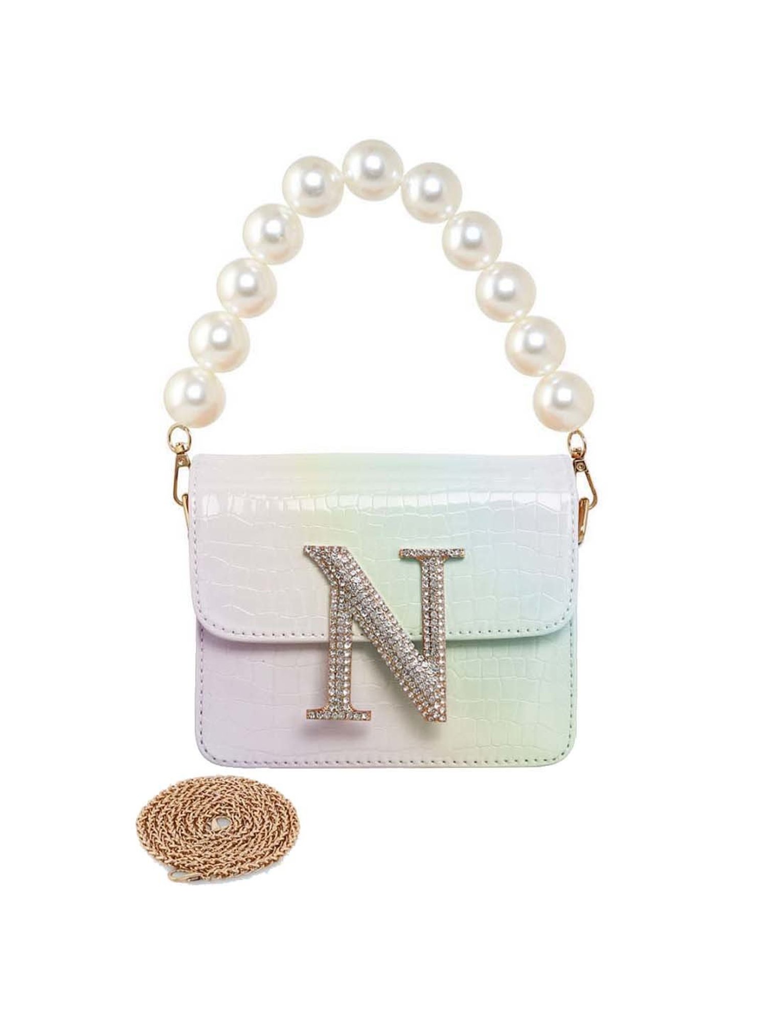 Esbeda Multicolor Textured Small Sling Handbag