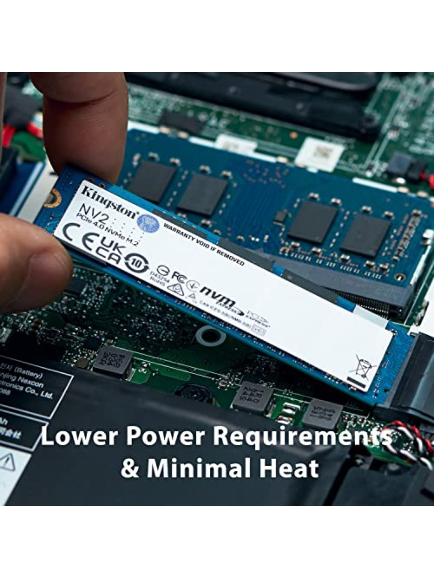 Kingston NV2 2TB M.2 2280 NVMe Internal SSD, Up to 3500 MB per seconds, SNV2S per second 2000GB