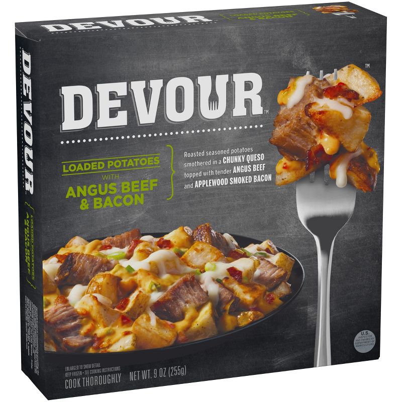 Devour Frozen Loaded Cheesy Potatoes with Angus Beef and Bacon - 9oz