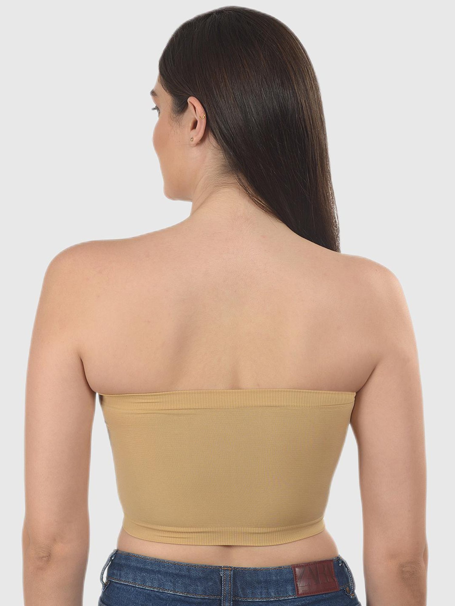 mod & shy Beige Solid Lightly Padded Bra