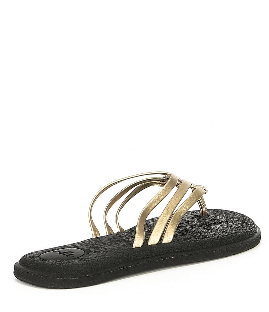 Sanuk Women's Yoga Salty Metallic Flip Flop Sandals