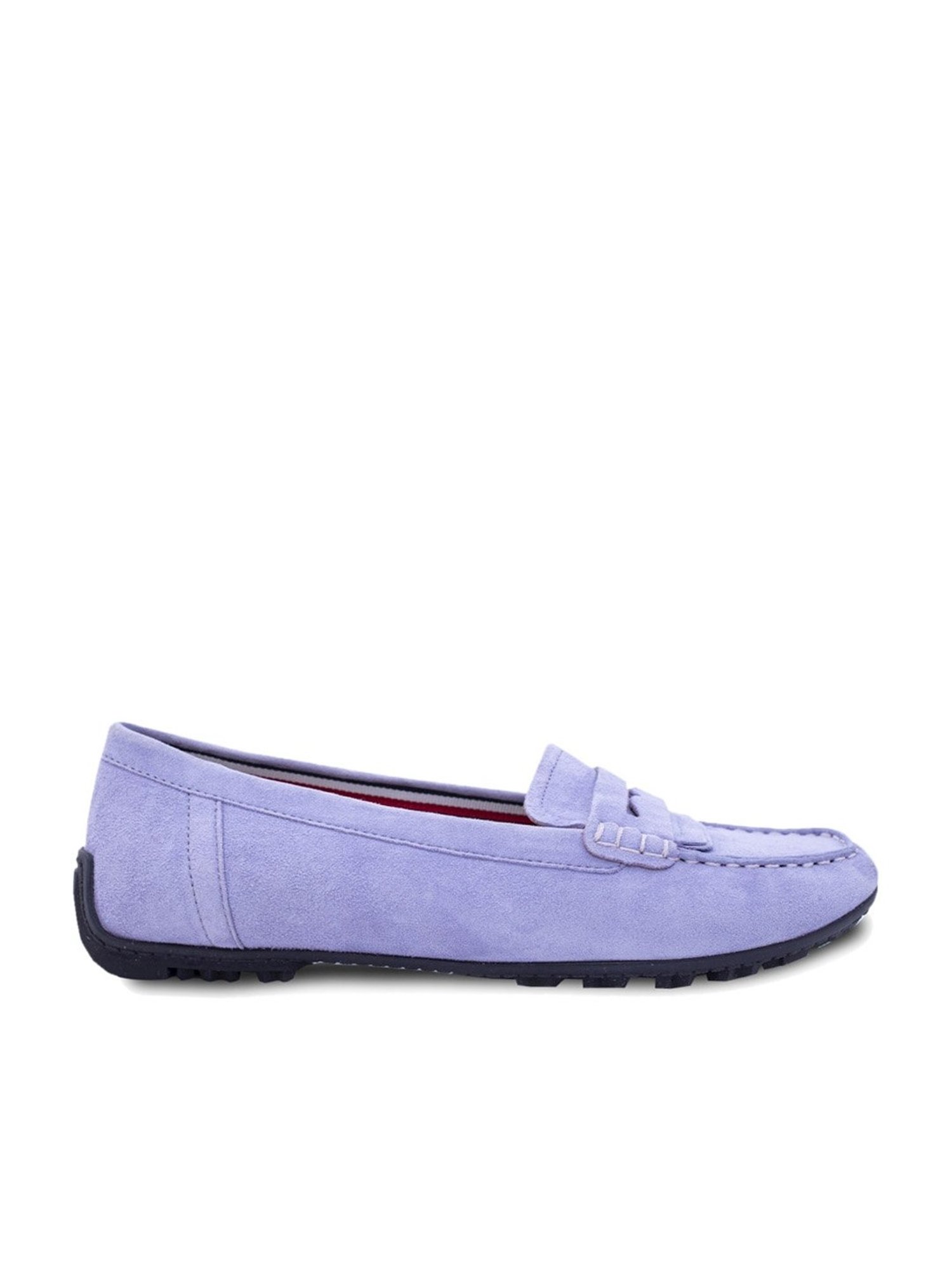 Geox Women's D Kosmopolis+Grip Purple Loafers