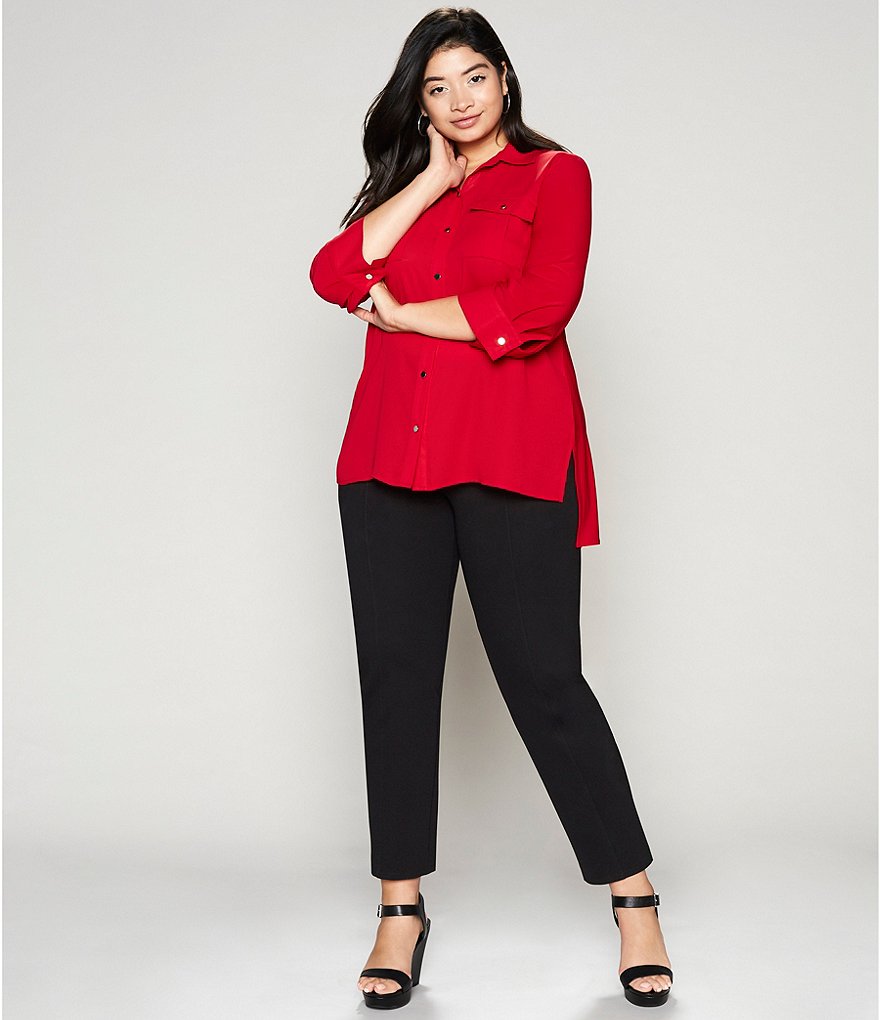 Westbound Plus Size the HIGH RISE fit Denim Skinny Cropped Pants