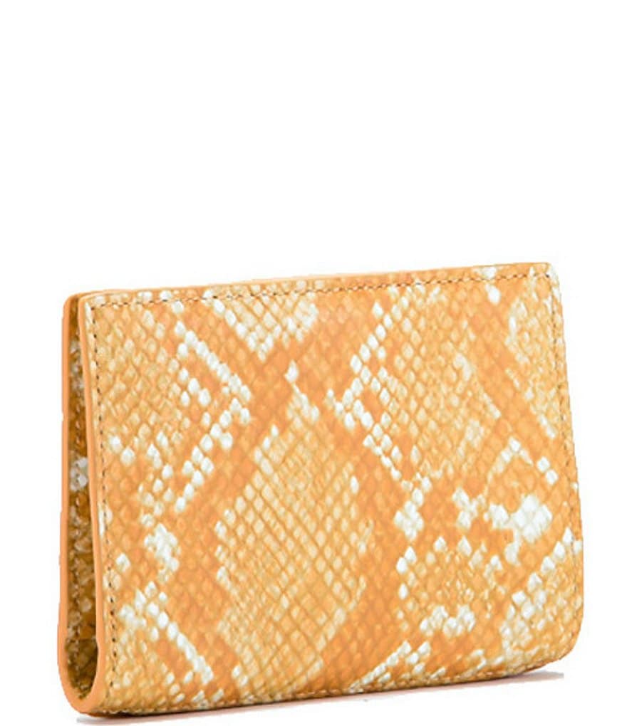 Hammitt 40 West Snake Print Leather Card Holder