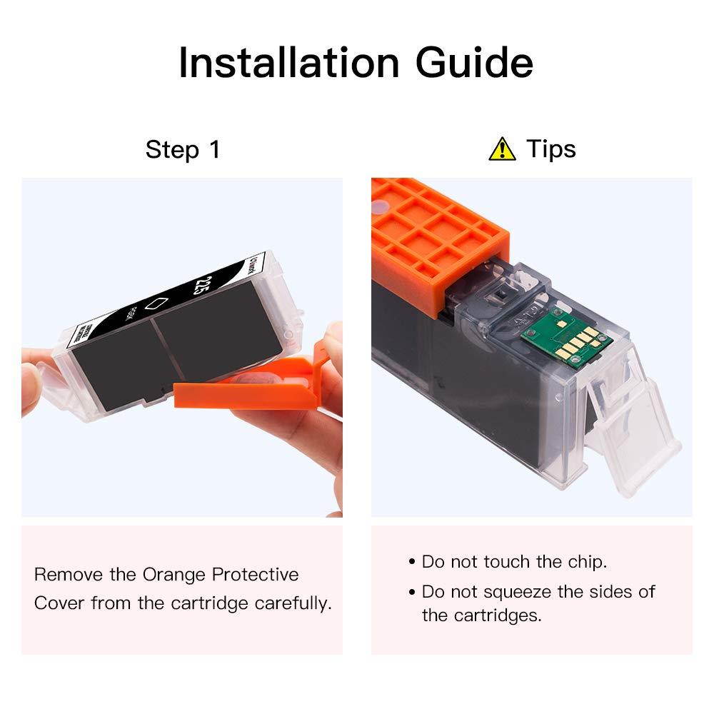 Uniwork Compatible Ink Cartridge Replacement for Canon PGI-225 CLI-226 PGI225 CLI226 use for Pixma MX882 MX892 MG5320 MG6120 MG6220 MG5220 MG8220 MG8120 IX6520 IP4820 IP4920 Printer, 16 Pack