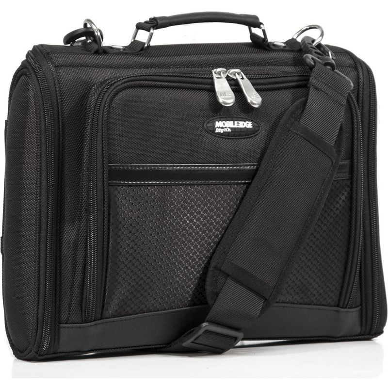 Mobile Edge Express Carrying Case (Briefcase) for 14.1" Chromebook - Black - 1680D Ballistic Nylon - Shoulder Strap, Handle