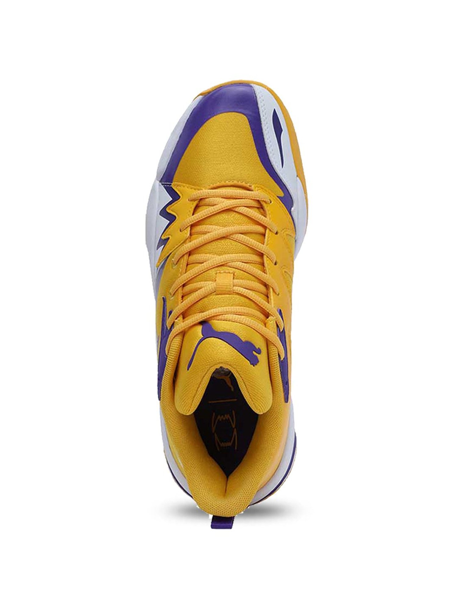 Puma Men's Genetics Yellow Basketball Shoes