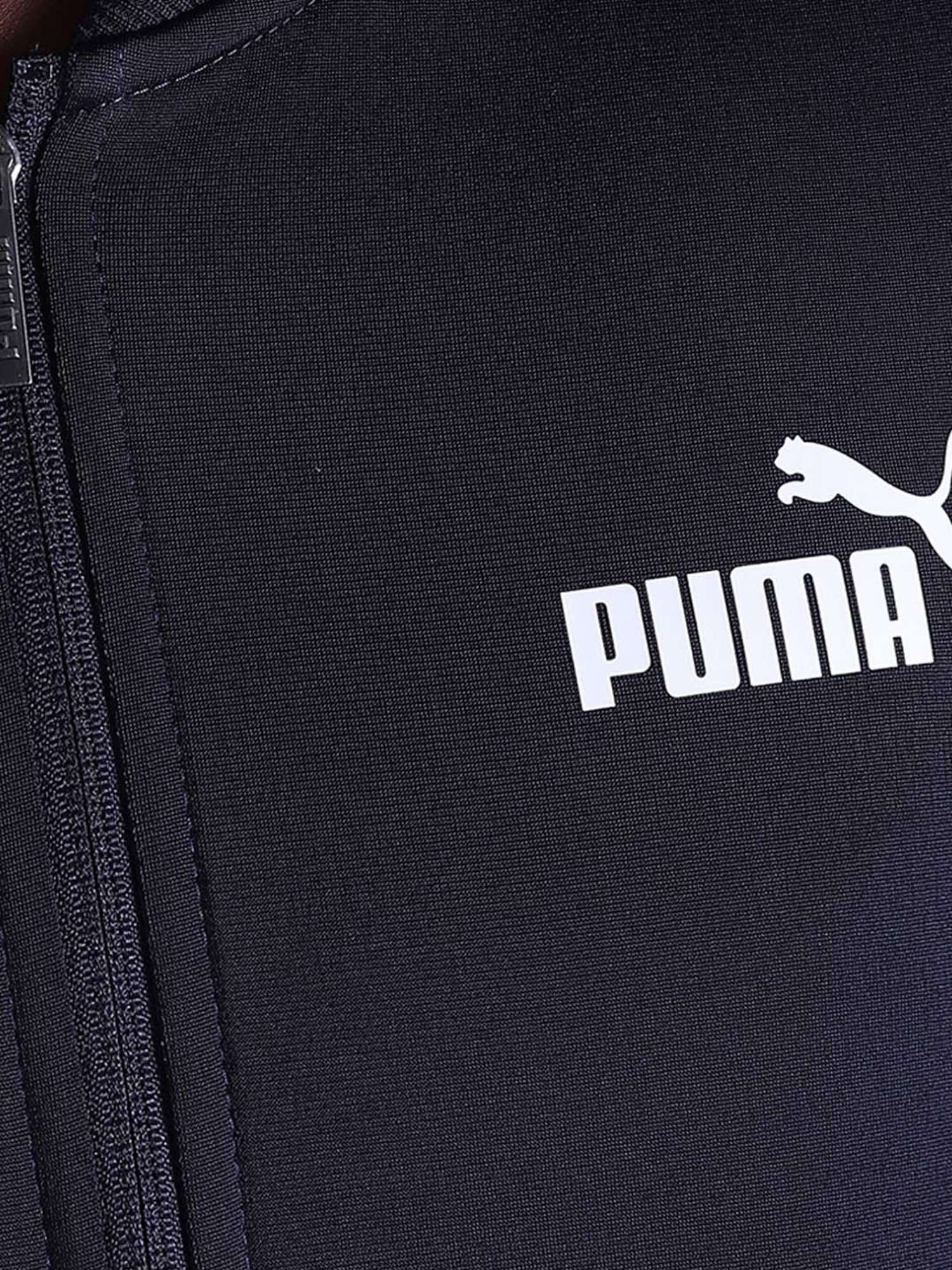 Puma Blue Regular Fit Colour Block Tracksuit