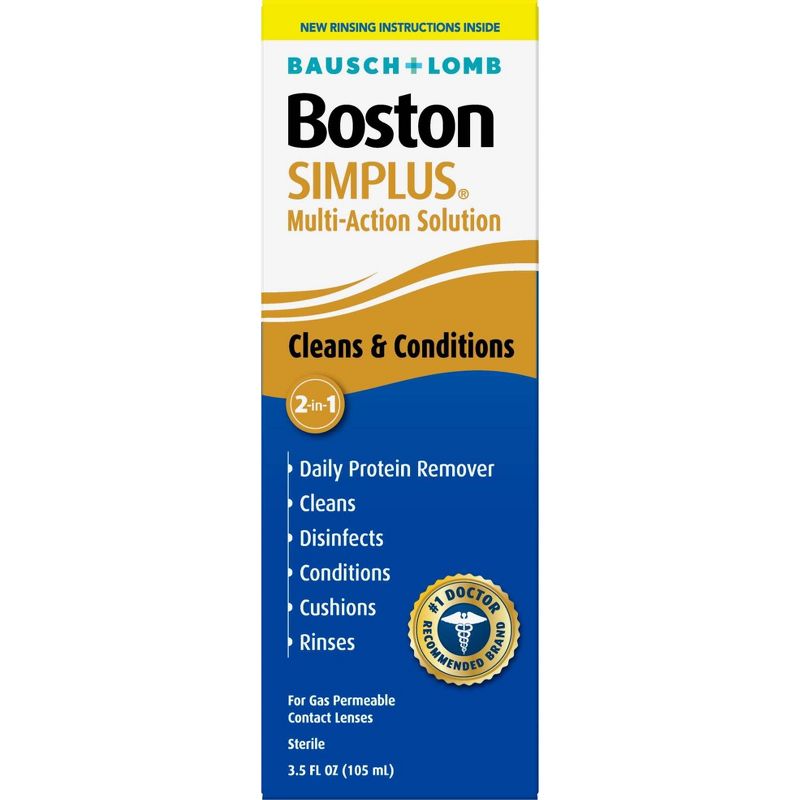 Boston Simplus Multipurpose Contact Lens Solution - 3.5 fl oz