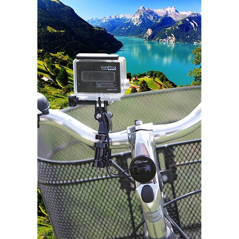 Tethers for GoPro s Accessory Kit of 5x Straps + 5x Mounts W 3M Stickers Secure Your by Tethering to Your HelmetBikeBoardCarWrist Fits ALL GoPro Models 1 Year Warranty