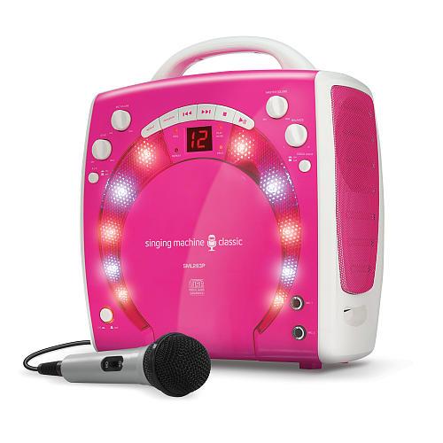The Singing Machine SML283P Portable Karaoke Systems (Pink)
