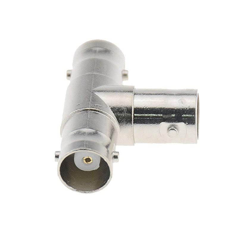 5 Pack BNC Female to Female Splitter Adapter BNC TShaped 3Way RF Coaxial Connectors