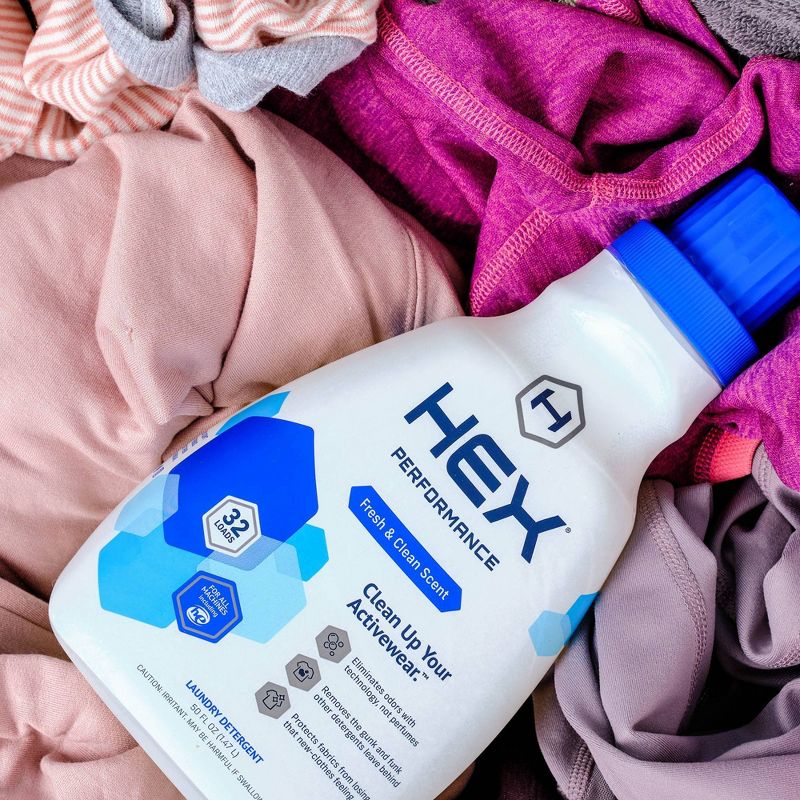 HEX Performance Laundry Detergent - Fresh & Clean Scent - 50oz