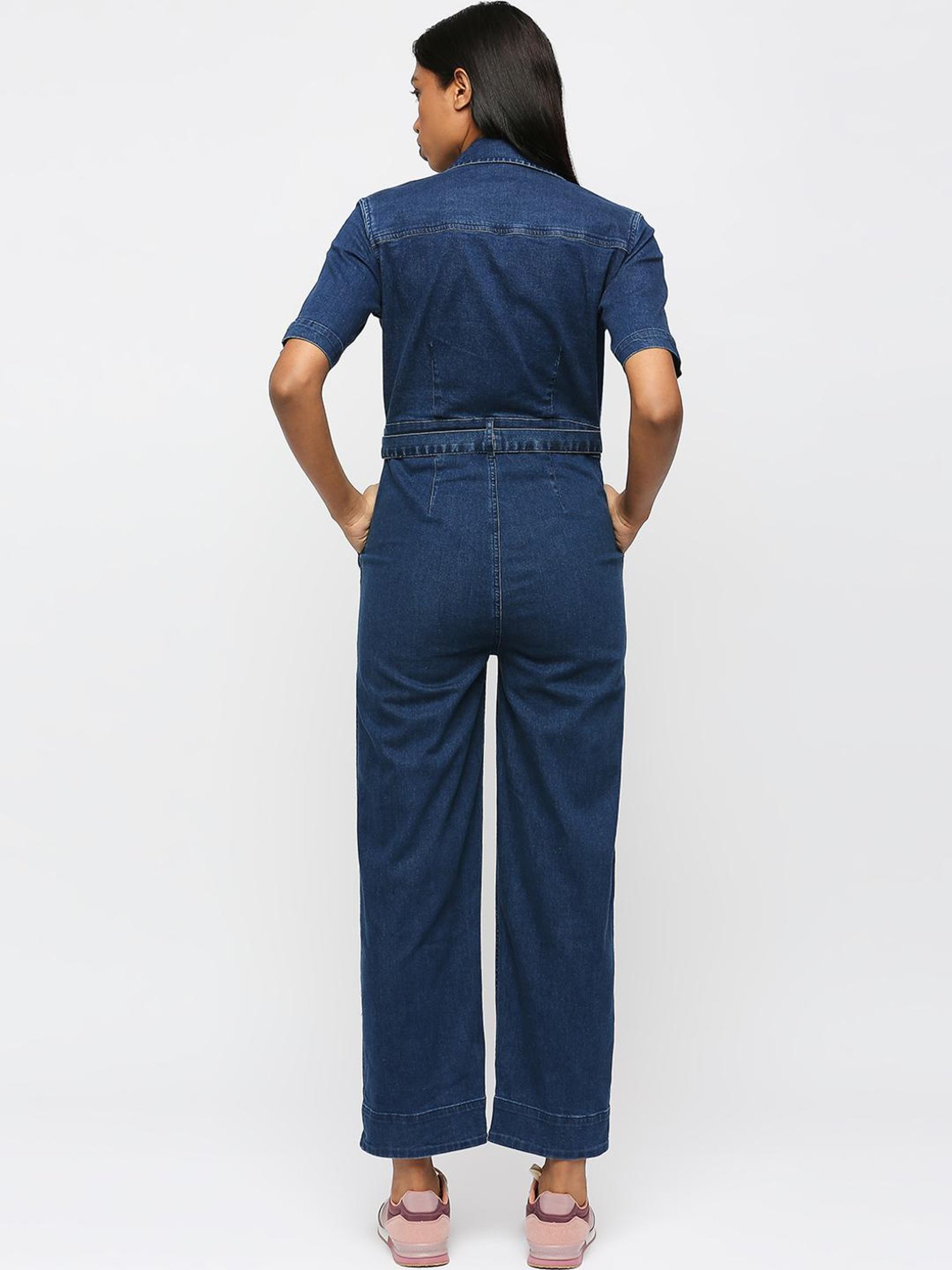 Pepe Jeans Blue Cotton Jumpsuit