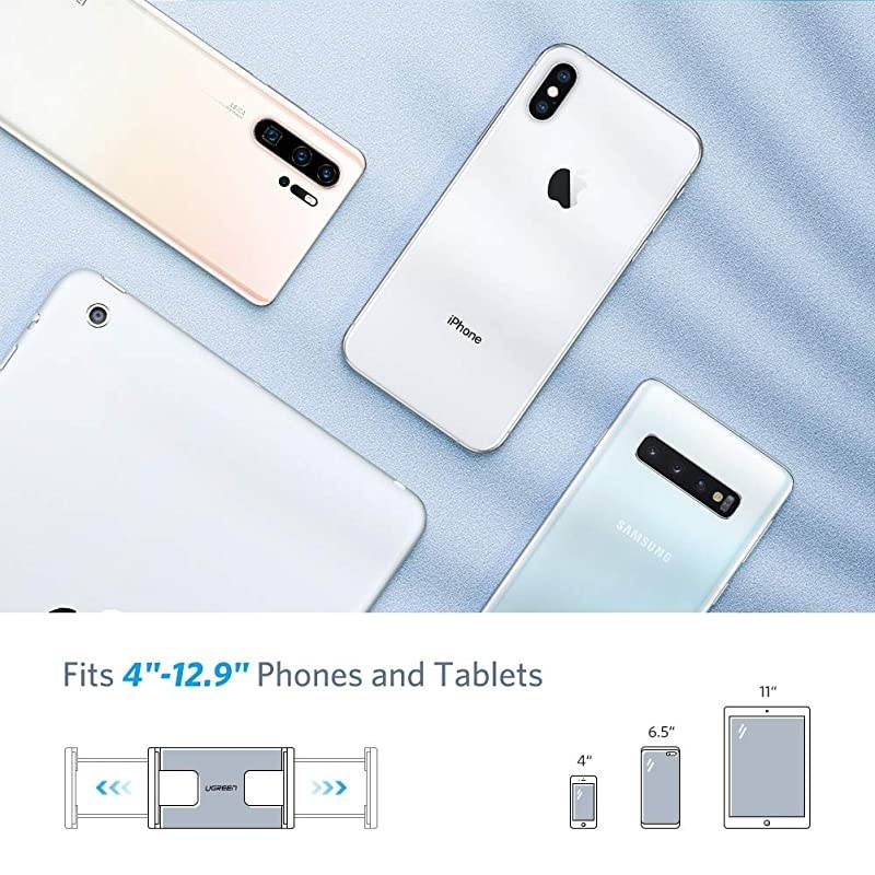 Tablet Mount Lazy Holder Adjustable Long Arm Clamp Compatible for iPad Air Pro Mini iPhone 11 Pro Max X 8 7 6 6S Samsung Galaxy S9 Plus S8 Nintendo Switch All 4129 Cell Phone and Tablet