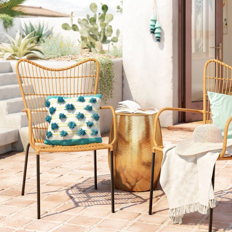 Wingback Patio Accent Chair - Natural - Opalhouse™