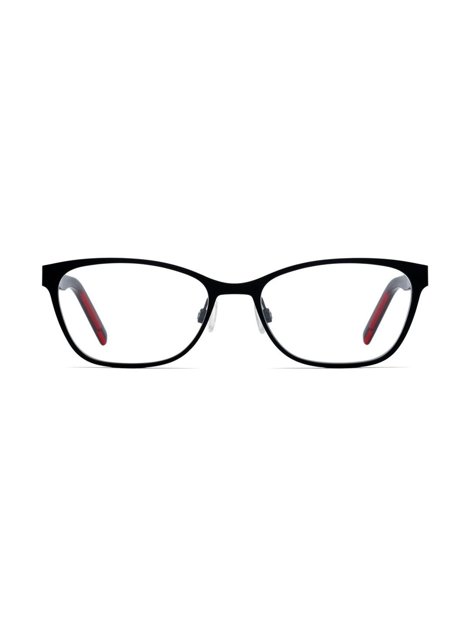 HUGO Black Rectangular Eye Frames for Women