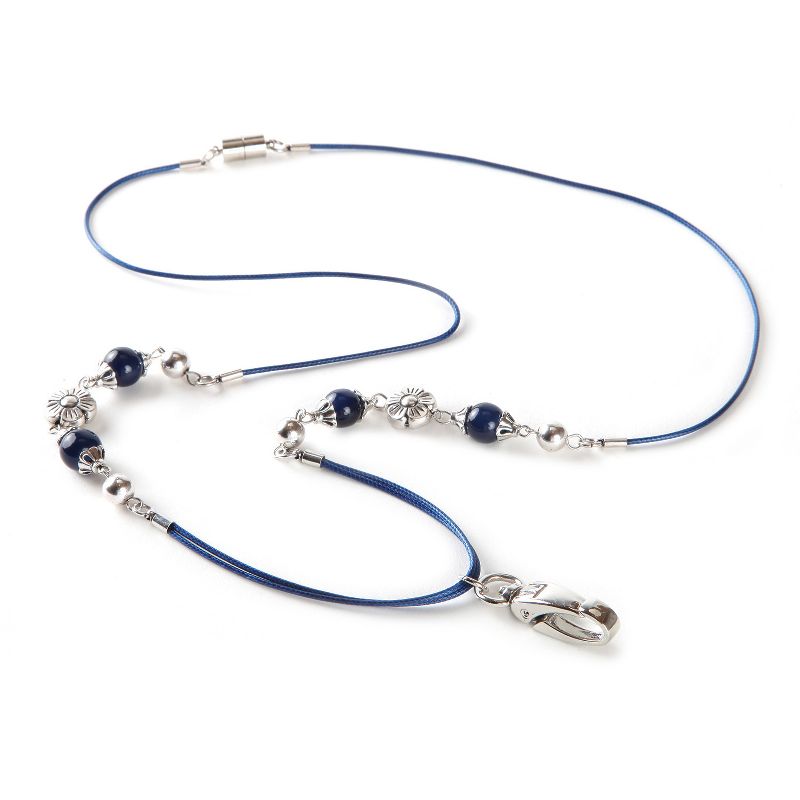 ID Avenue Beaded Lanyard Lapis