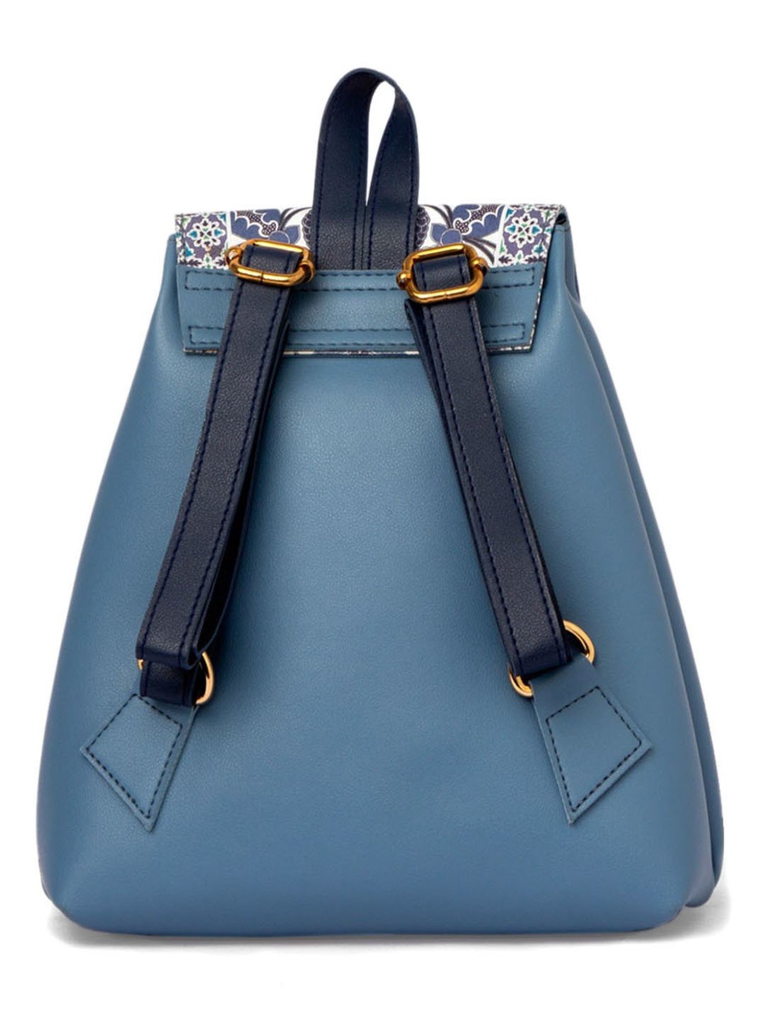 Modern Myth Blue Printed Medium Backpack - 2 Ltrs