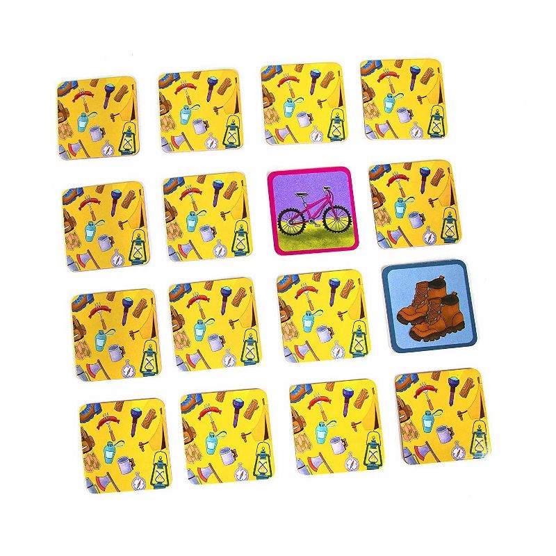 Little Likes Kids Camping Outdoors Memory Game