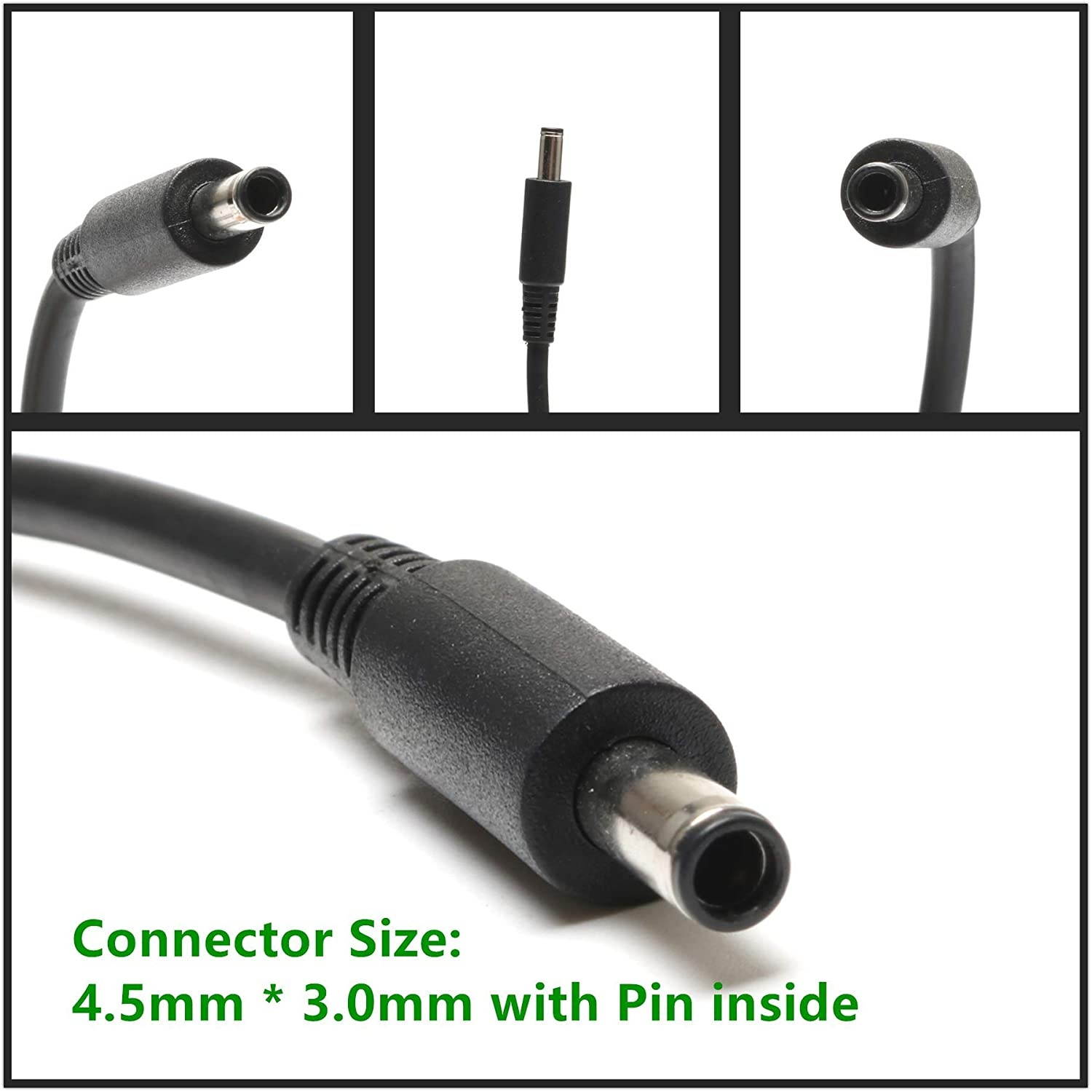 45W AC Adapter Replacement for Dell Inspiron 15-5000 15-3000 15-7000 13-5000 17-5000 17-7000 13-7000 11-3000 5551 5555 5558 KXTTW Power Supply Cord