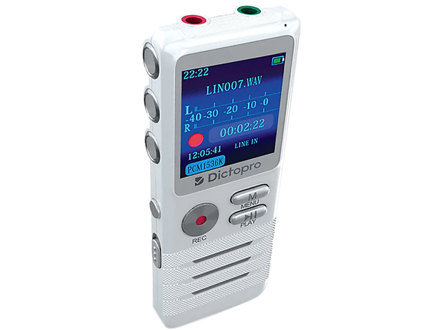 Digital VoiceActivated Recorder Easy Lectures/Meetings HD Recording