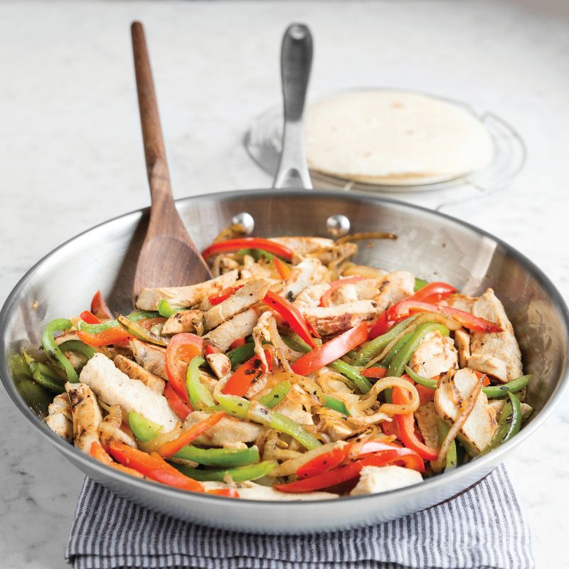 American Kitchen Cookware Premium Stainless Steel 12 Inch Skillet