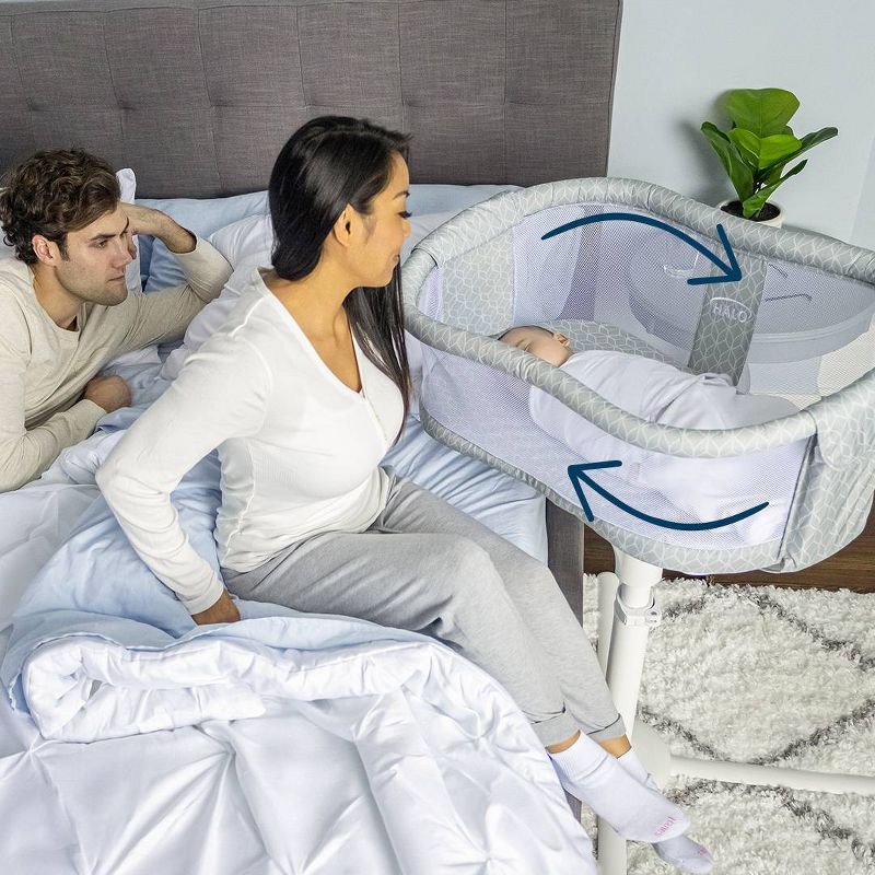HALO BassiNest Swivel Sleeper Essentia - Morning Mist