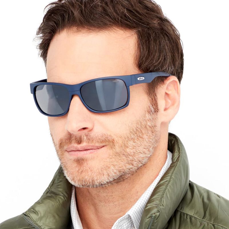 Revo Espen Bear Grylls RE 1097 01 BL Unisex Rectangle Polarized Sunglasses Matte Black 59mm