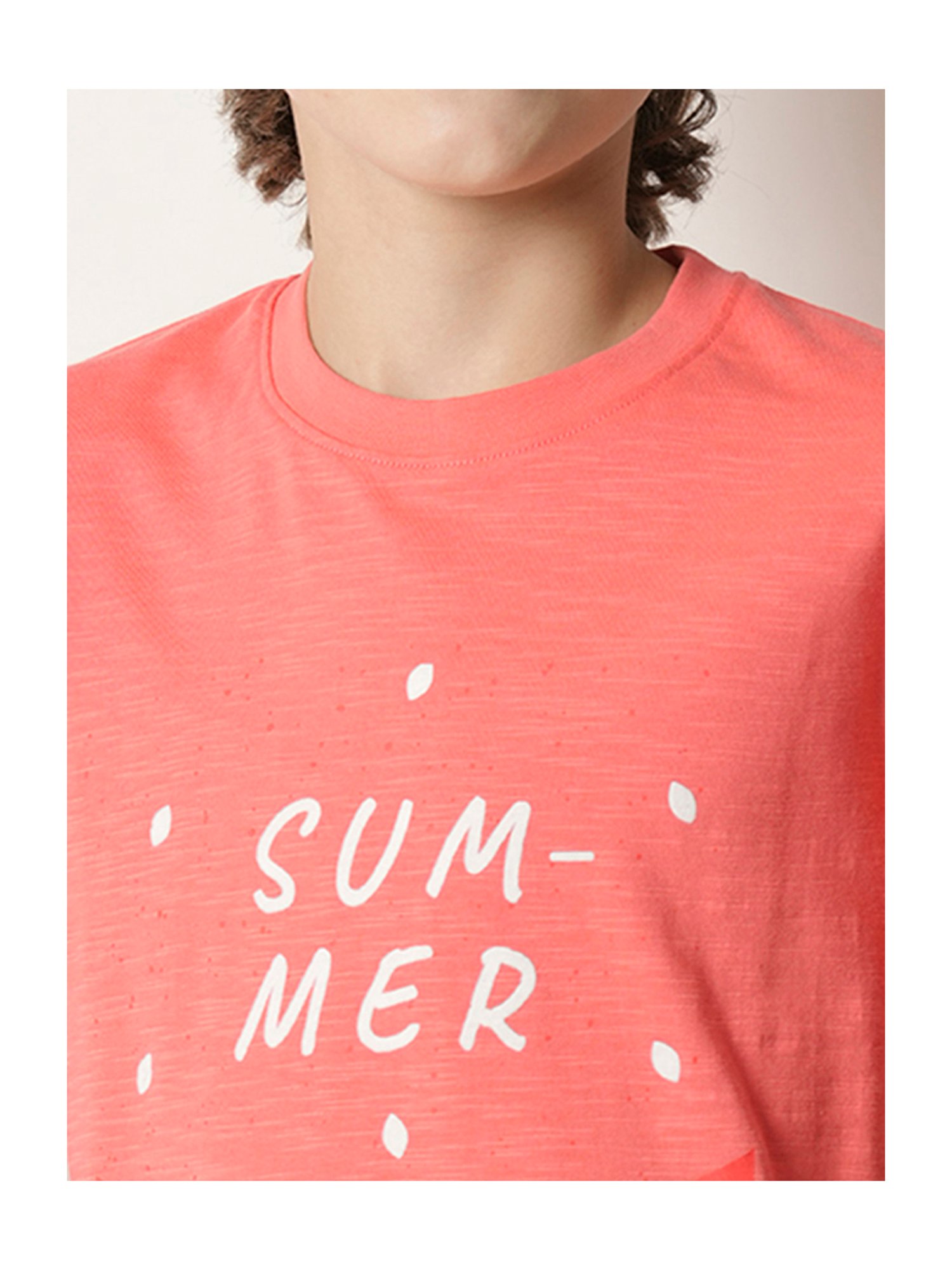 Jack & Jones Junior Coral Printed T-Shirt