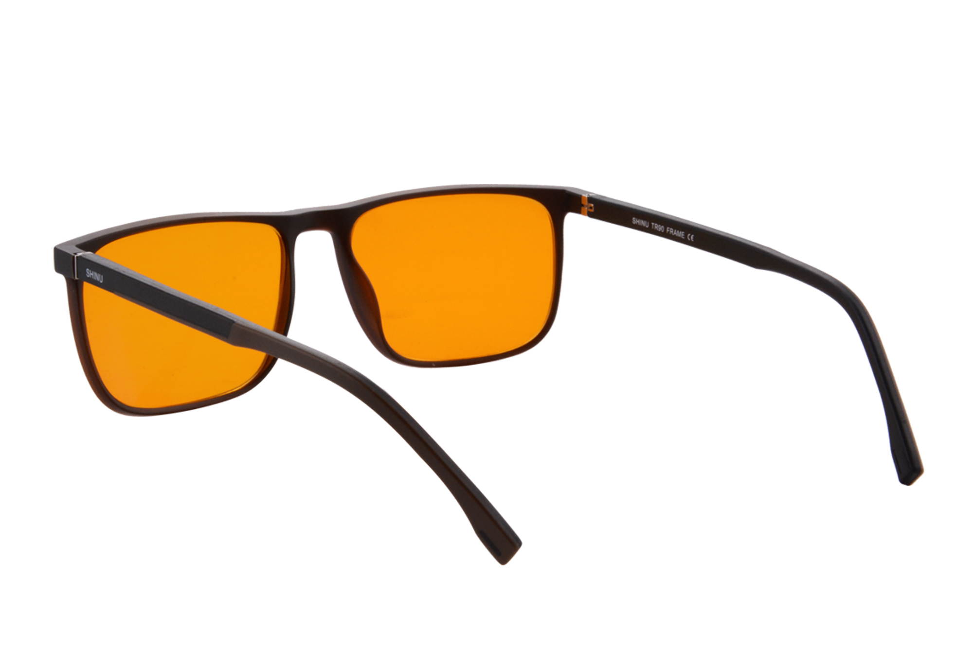 SHINU Monitor Users Anti Blue Light Computer Glasses Orange Lens and Driving Anti fatigue Computer Gaming glasses-SH078