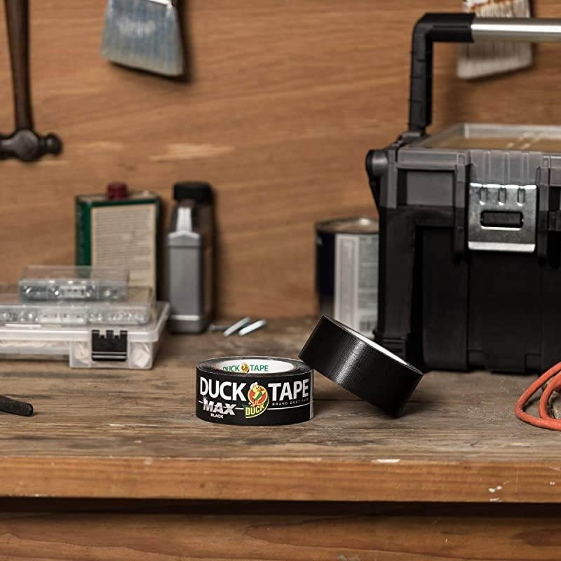 Max Strength 240867 Duct Tape, 1-Pack 1.88 Inch x 35 Yard Black