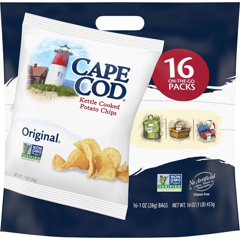 Cape Cod Original Potato Chips Multipack - 16oz