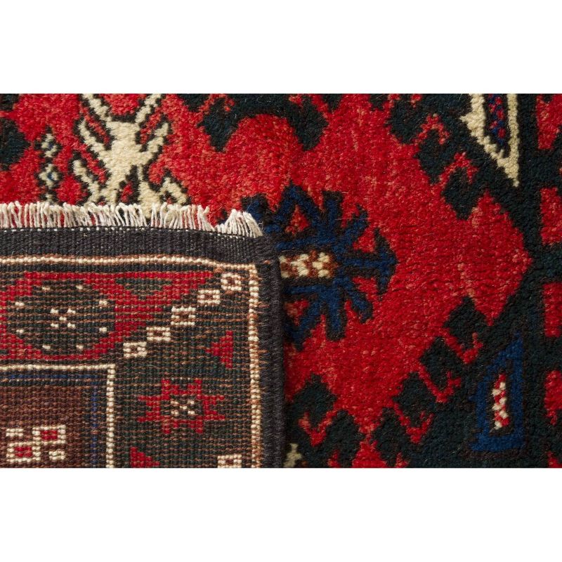 4'x6'9" Vintage One-of-a-Kind Nadeschda Rug Red - Revival Rugs