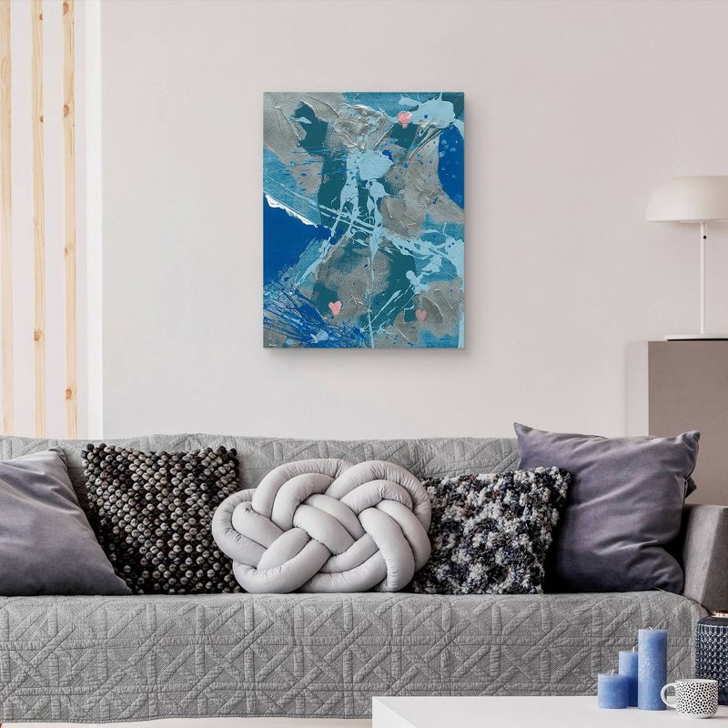 22" x 28" Getting Over the Blues 2 by Dan Houston Canvas Art Print - Masterpiece Art Gallery