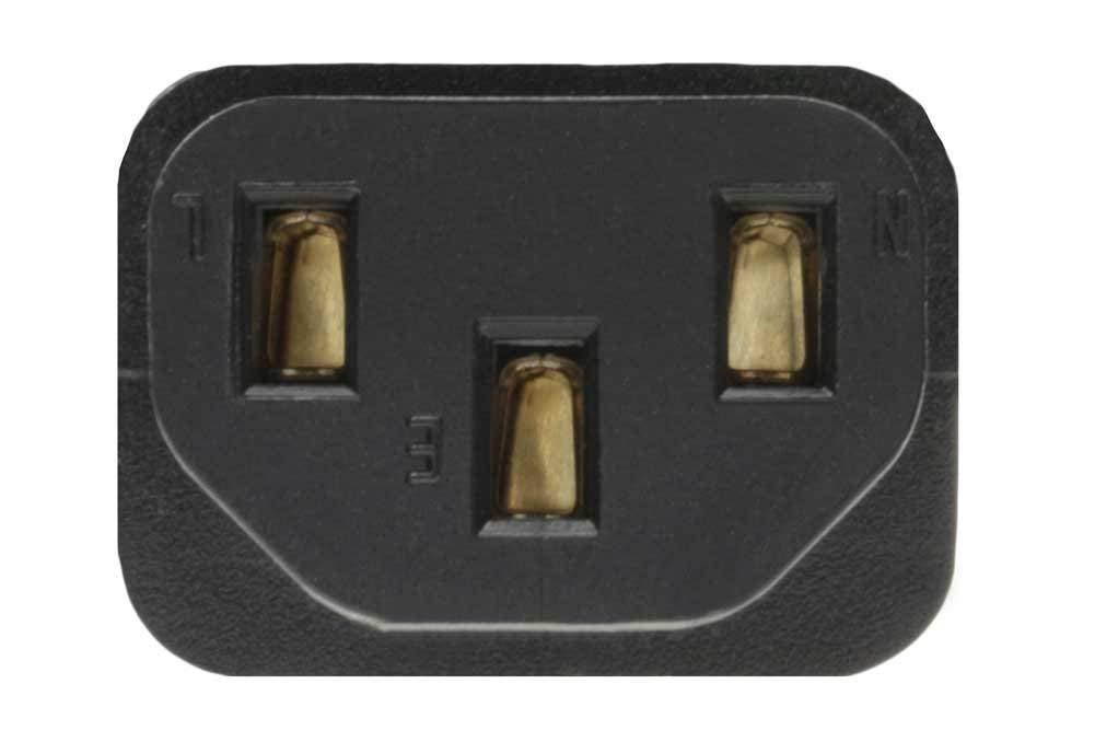 SF Cable, 12ft 16 AWG Universal Power Cord - IEC320 C13 to NEMA 5-15P SJT 13A