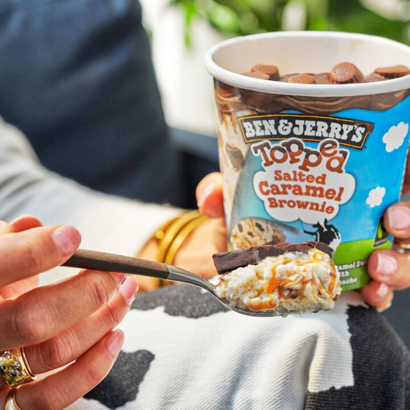 Ben & Jerry's Topped Salted Caramel Brownie Ice Cream - 16oz