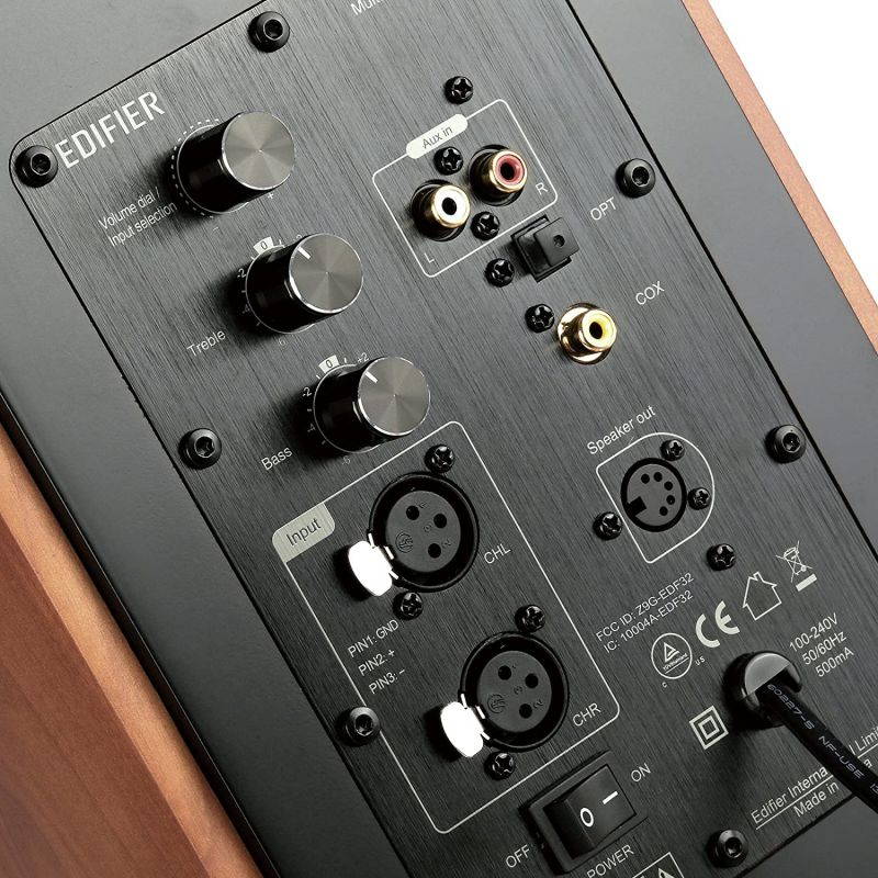 Edifier S2000pro Powered Bluetooth Bookshelf Speakers - Near-Field Active Studio Monitor Speaker with Wireless and Optical Input