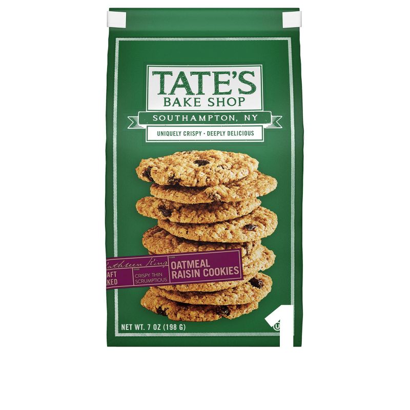 Tate's Bake Shop Oatmeal Raisin Cookies - 7oz