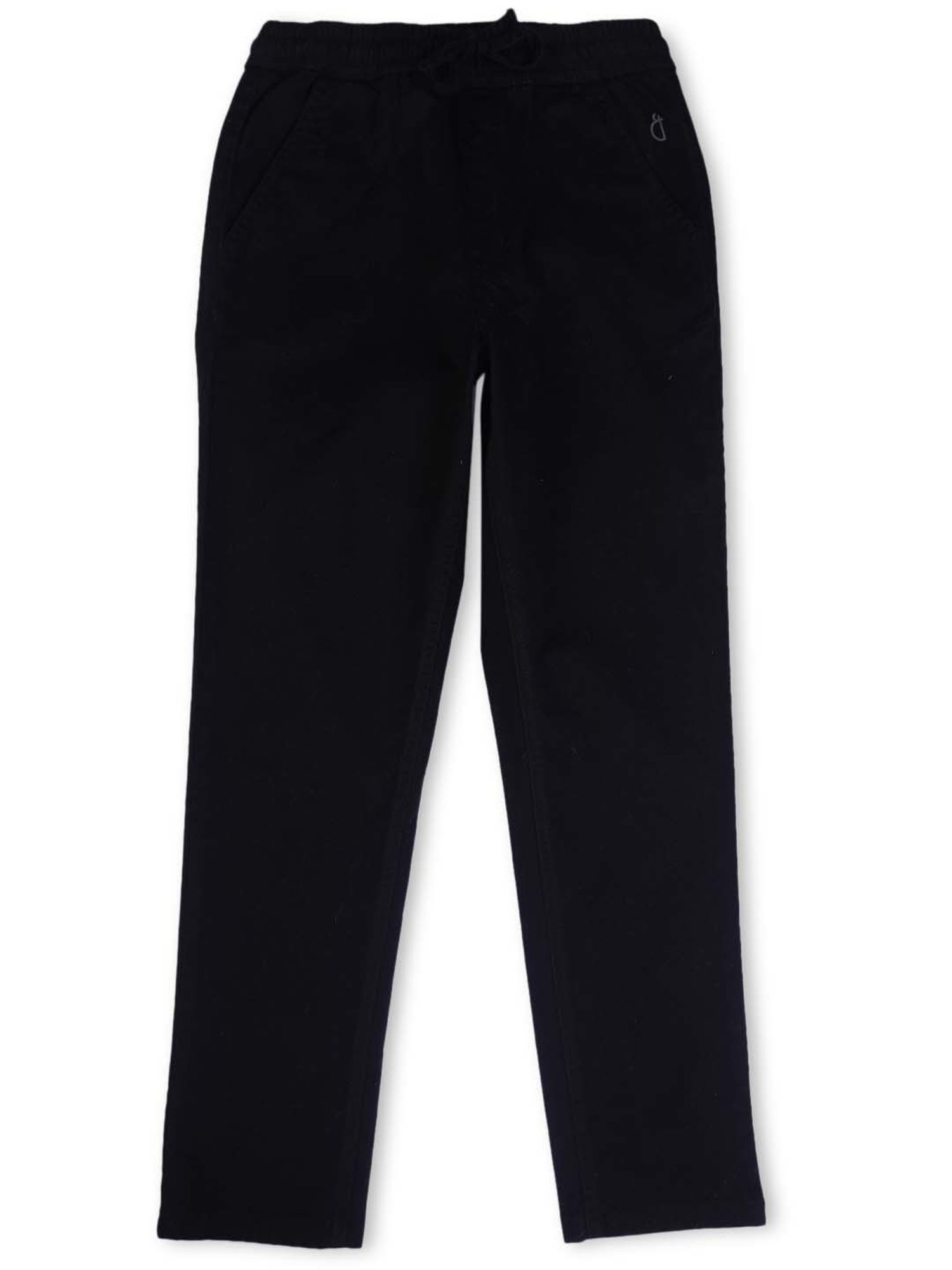 Gini & Jony Boys Black Regular Fit Trousers