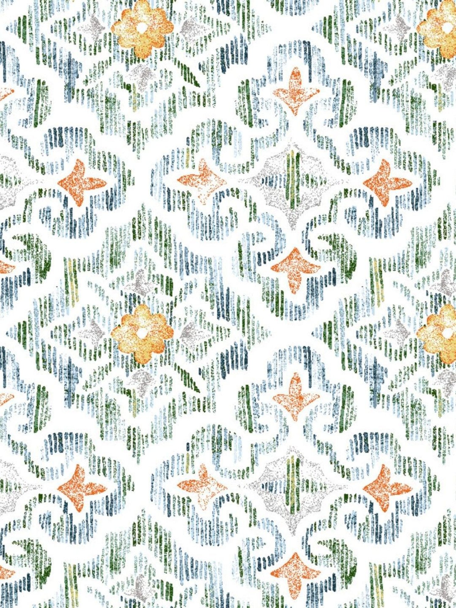 Spaces Printed Multicolor Cotton Double Bedsheet with 2 Pillow Covers