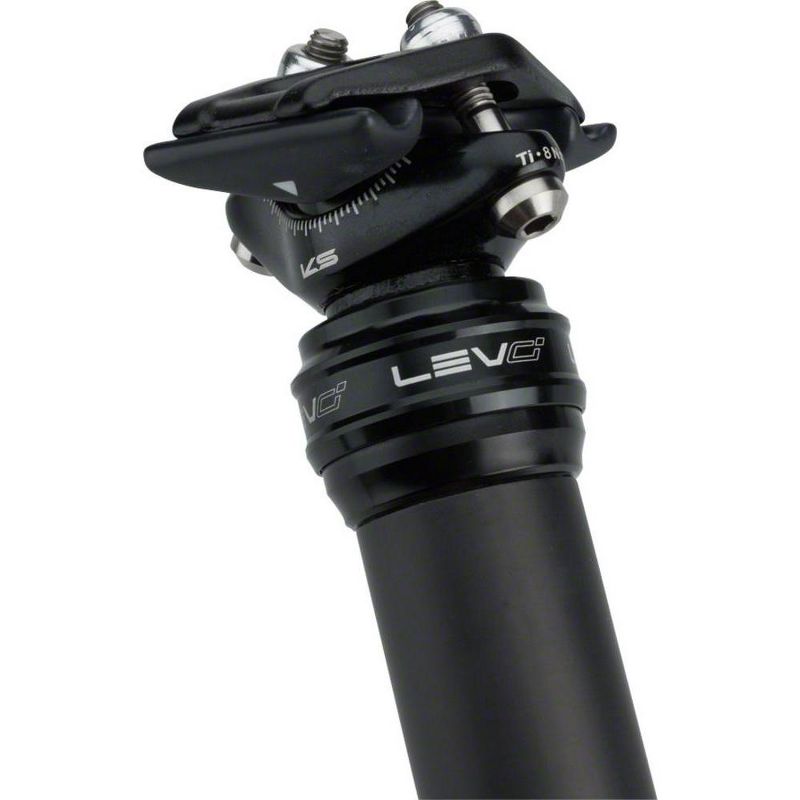 Kind Shock LEV Carbon Integra Dropper Seatpost 31.6 65mm Travel Carbon