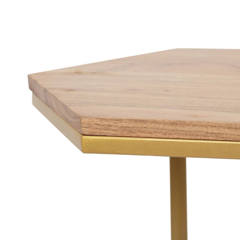 Set of 3 Glam Mirrored Accent Tables Gold - Olivia & May