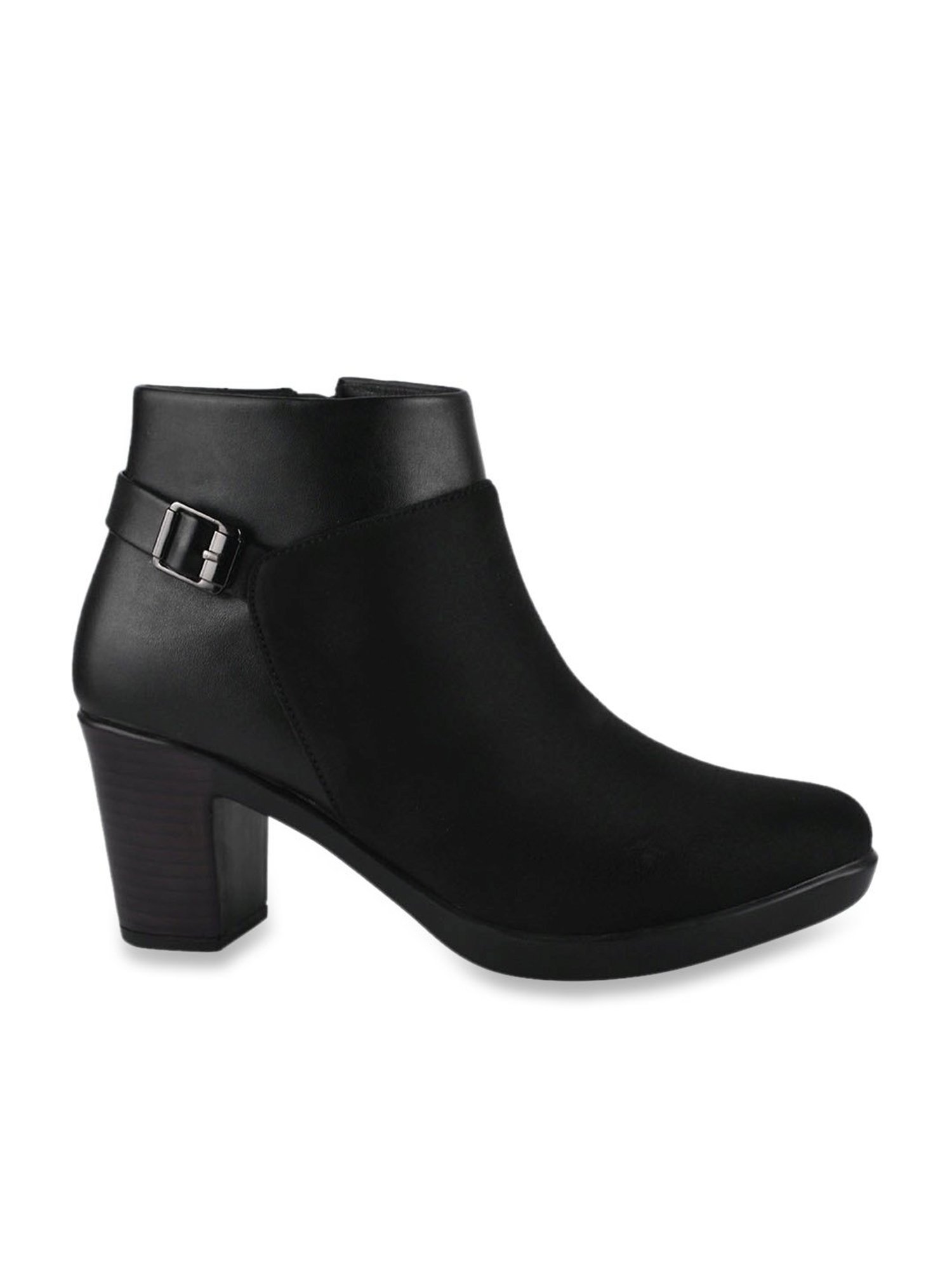 Shoetopia Women's Black Casual Boots