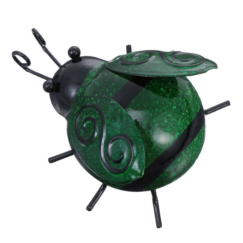 1pc Outdoor Ladybird Craft Statue Iron Garden Villa Decoration Indoor Adornment