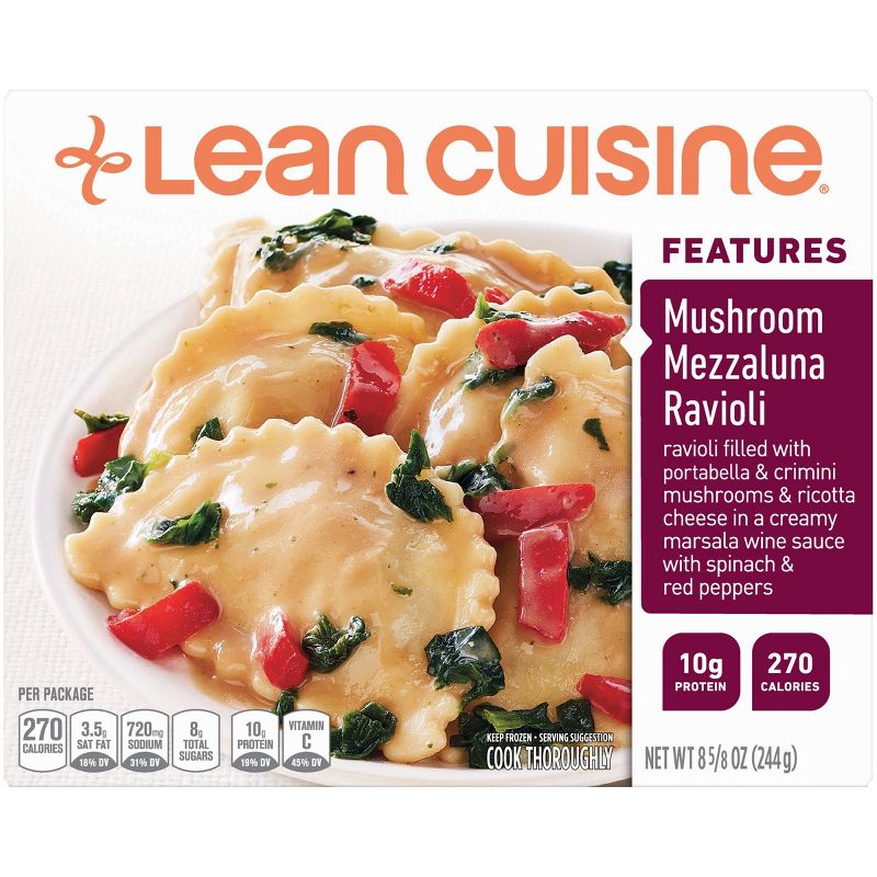 Lean Cuisine Frozen Mushroom Mezzaluna Ravioli - 8.625oz