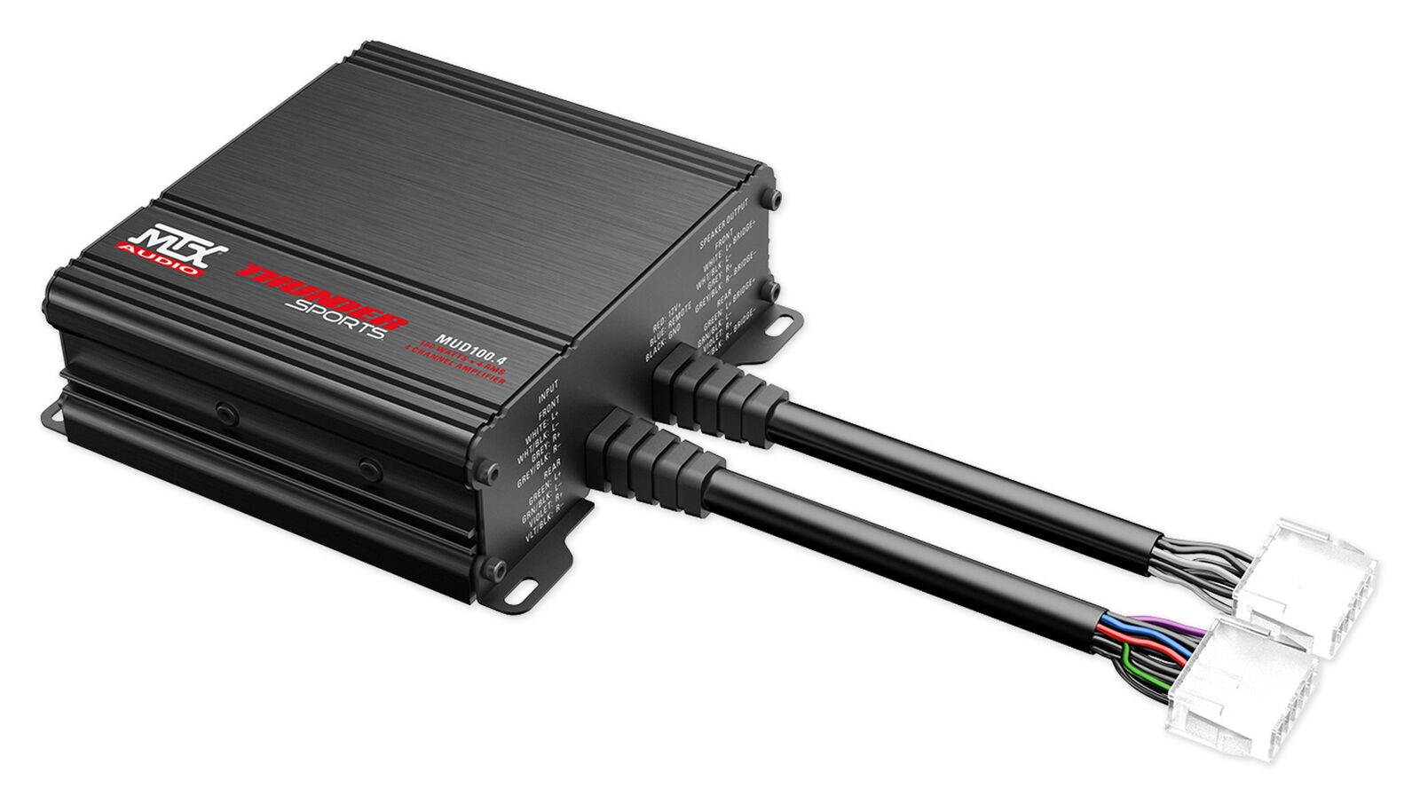 Can-Am Maverick 4 8" Tower Speakers+4-Channel Amplifier+Bluetooth Controller