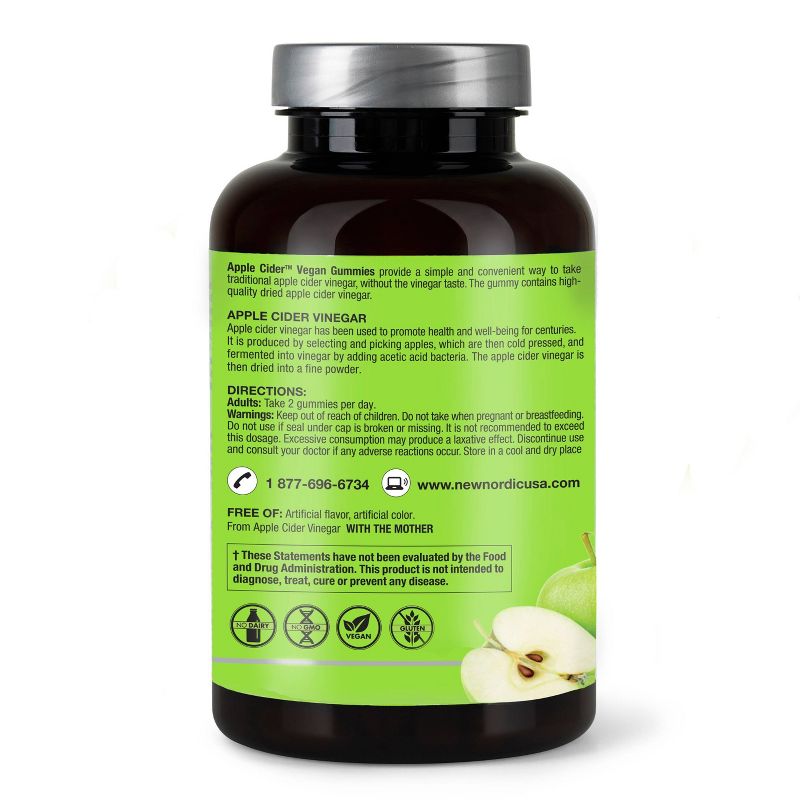 New Nordic Apple Cider Gummies - 60ct